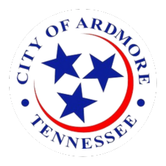 A round logo of the city of ardmore tennessee.