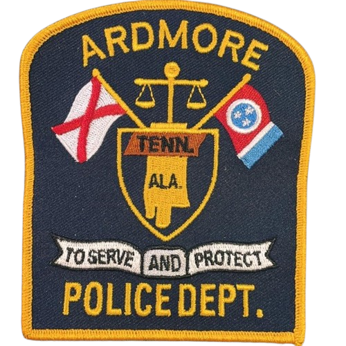A patch of the ardmore police department.
